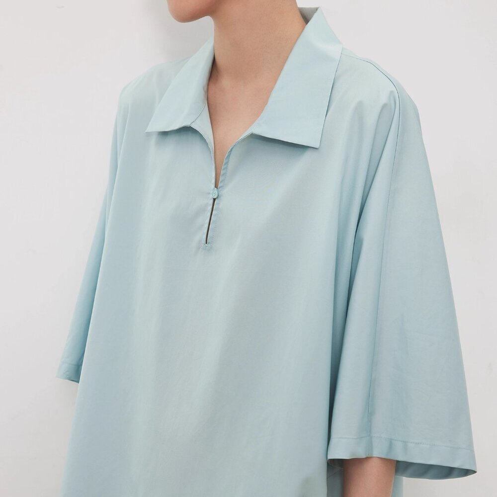CHICJOC Premium Pima Cotton Shirt Dress | Size 36 - Picture 4 of 6